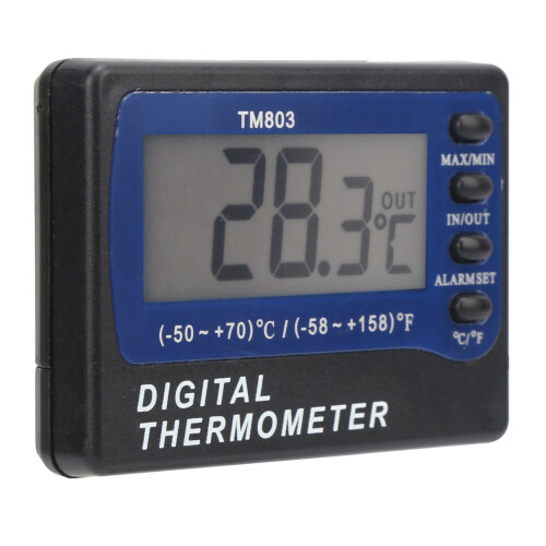 TM803 Digital Thermometer Alarm Aquarium Refrigerator 1