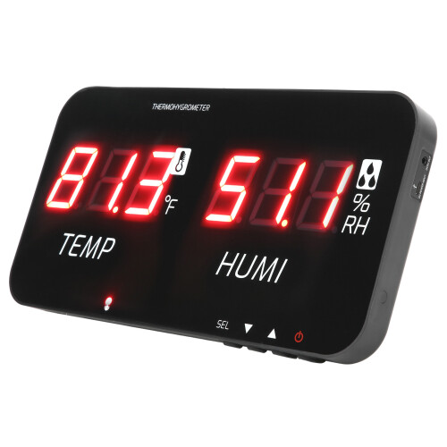 TA623A Digitales Thermometer Hygrometer LED Temp Luftfeuchte 1