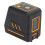 T07 Rotstrahl-Wasserwaage IP54 Tragbar 2 Linien 3