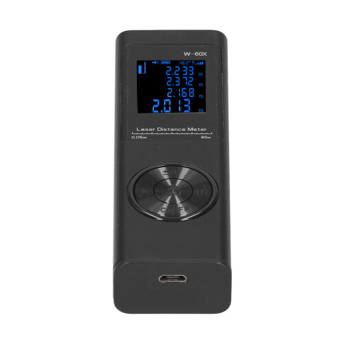 W-60X Infrarot-Laserentfernungsmesser 0,05-60m Schwarz 2