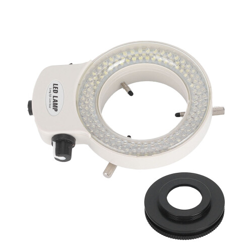 (EU Plug) Einstellbare 144-LED-Ringleuchte für Stereomikroskop & Kamera 2