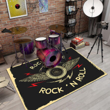 Drum Carpet Sgt-03 120 X 160 Cm Soundproofing Mat Non Slip For Bass Drum Snare Electronic Drums Anti Vibration Rug