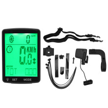 (Green) 2,8 Zoll LED-Fahrradcomputer Tacho Multifunktion Grün