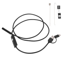 (1m / 3.3ft) AN100-8 8mm 3-in-1 Endoscope IP67 Waterproof 6LED 1m