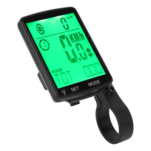 (Green) 2,8 Zoll LED-Fahrradcomputer Tacho Multifunktion Grün 2