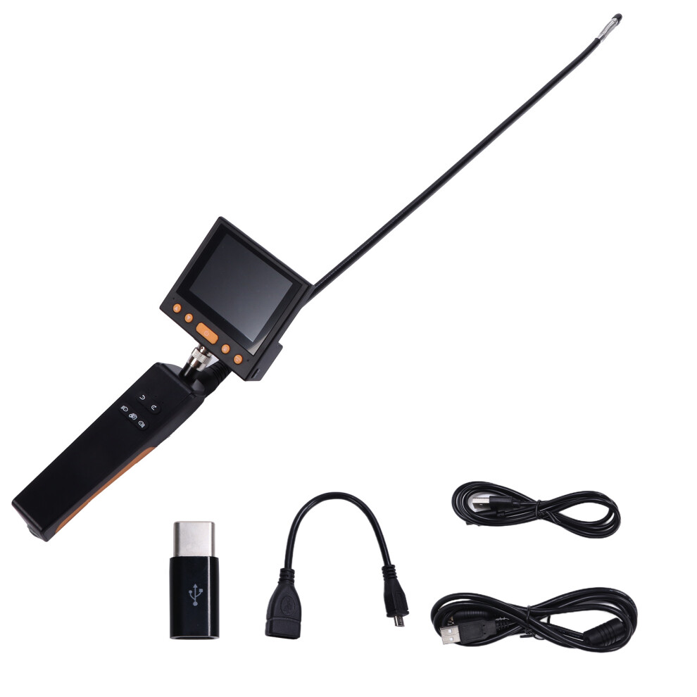 (618A Straight Pipe) 3.5In Screen 5.5Mm Lens Waterproof Endoscope For Pipeline Detection 610830868406