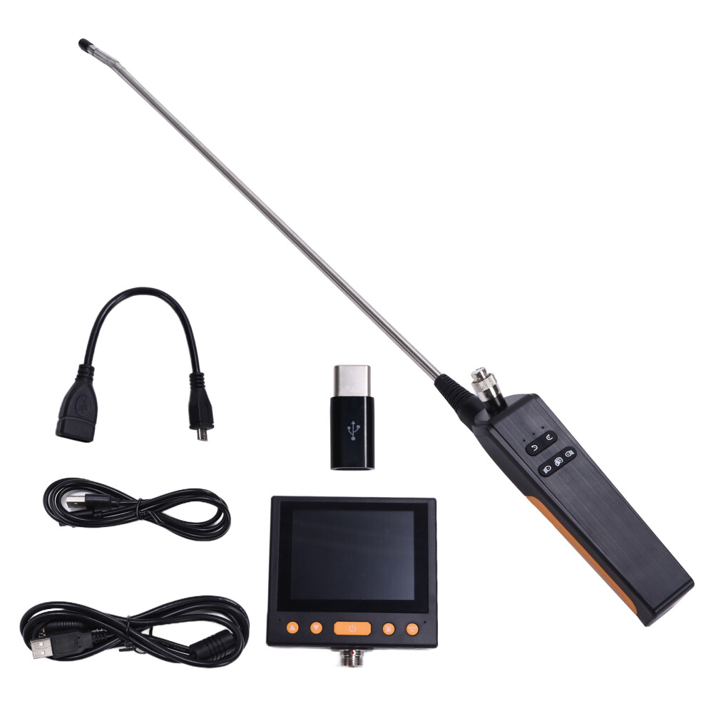 (618B Flexible Pipe) 3.5In Screen 5.5Mm Lens Waterproof Endoscope For Pipeline Detection 610830868413