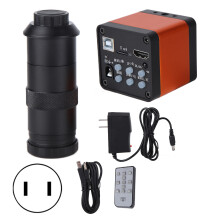 (US Plug) USB-Mikroskopkamera 20MP HD 130X C-Bajonett Industrie AC100-240V US
