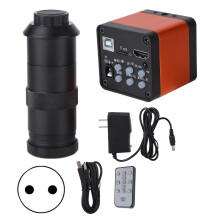 (EU Plug) USB-Mikroskopkamera 20MP HD 130X C-Bajonett Industrie AC100-240V US