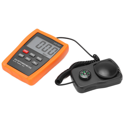 LX-107 Tragbarer Solarstrahlungsmesser UV mit Kompass 2