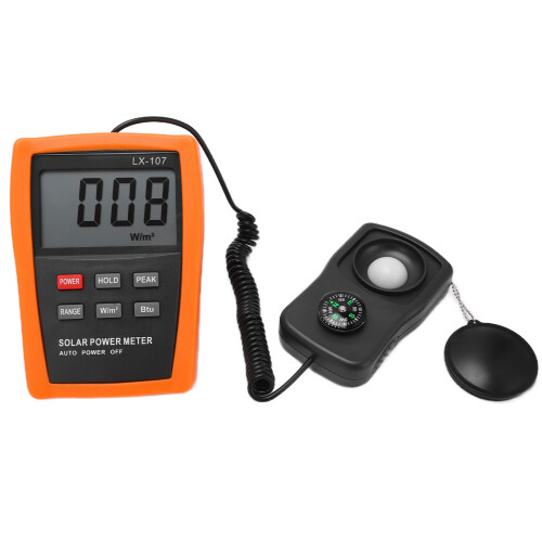 LX-107 Tragbarer Solarstrahlungsmesser UV mit Kompass 1