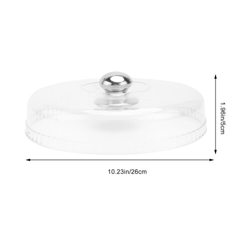 Transparente Kunststoffabdeckung Für Snacks Kuchen Staubschutz 1