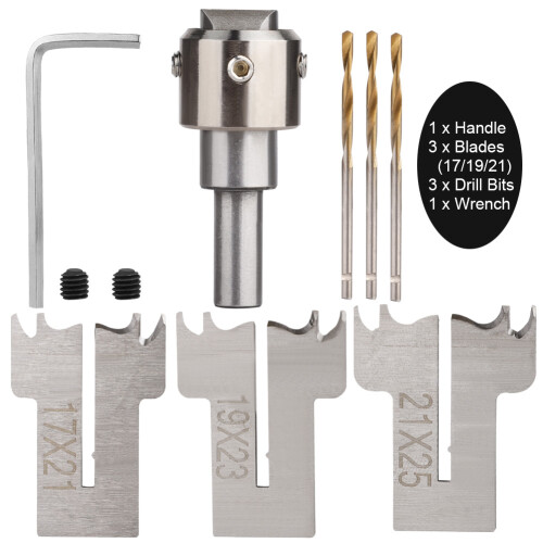 Peace Buckle Buddha Bead Knife Set with Drill Tool