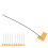 (IPEX Head) 10x FPC-Antenne 824-960MHz IPEX 4