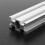 Aluminium-Extrusion 1200mm V-Schiene Silber 2