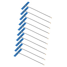 10 Stk T-Stecker 2,4G/5,8G Dualband Hochleistungs-PCB-WLAN-Antenne