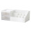 Desktop Box Mit Fächern Platzsparend Organizer Weiß 2