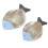 2Stk. Fischförmige Holzanhänger Wohnaccessoires 5