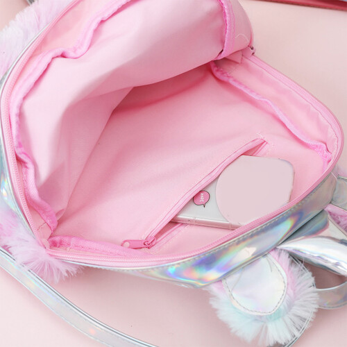 Kids Rucksack Für Plüsch Snacktasche Pink 1