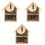 3 Piezas Casa De De Madera Colgante Para Abejas 4