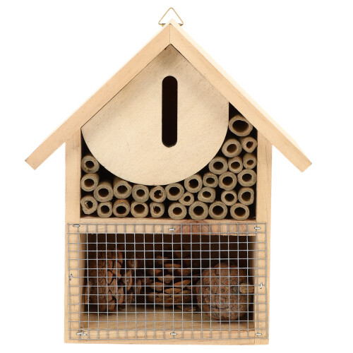3 Piezas Casa De De Madera Colgante Para Abejas 1