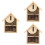 3 Piezas Casa De De Madera Colgante Para Abejas 7