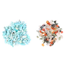 2 pack natural crystal stones for aquarium vase flowerpot amazonstone