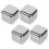 4pcs reusable stainless steel whiskey chilling stones 4