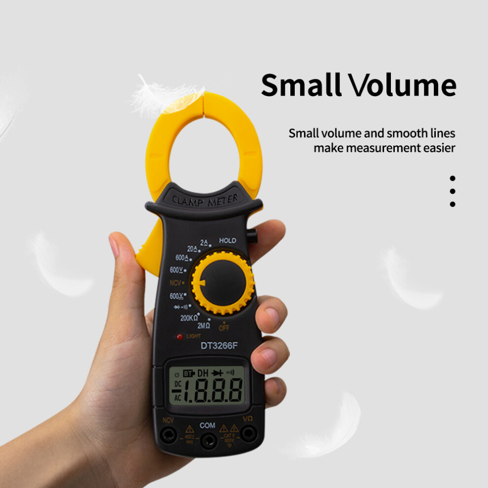 Digital Clamp Meter Multimeter Ac Dc Voltage Current Voltmeter 610830923488