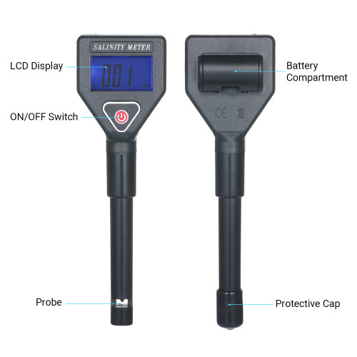 Seawater Salinity Refractometer Portable ATC