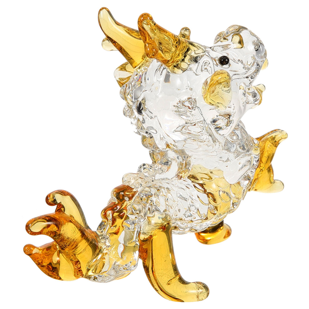 Figurka Smoka, Przezroczysty KryształOwy WystróJ Do Domu I Biura-image