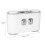 Automatisches Zahnpastaspender-Set mit 4 Tassenhalter Grau 3
