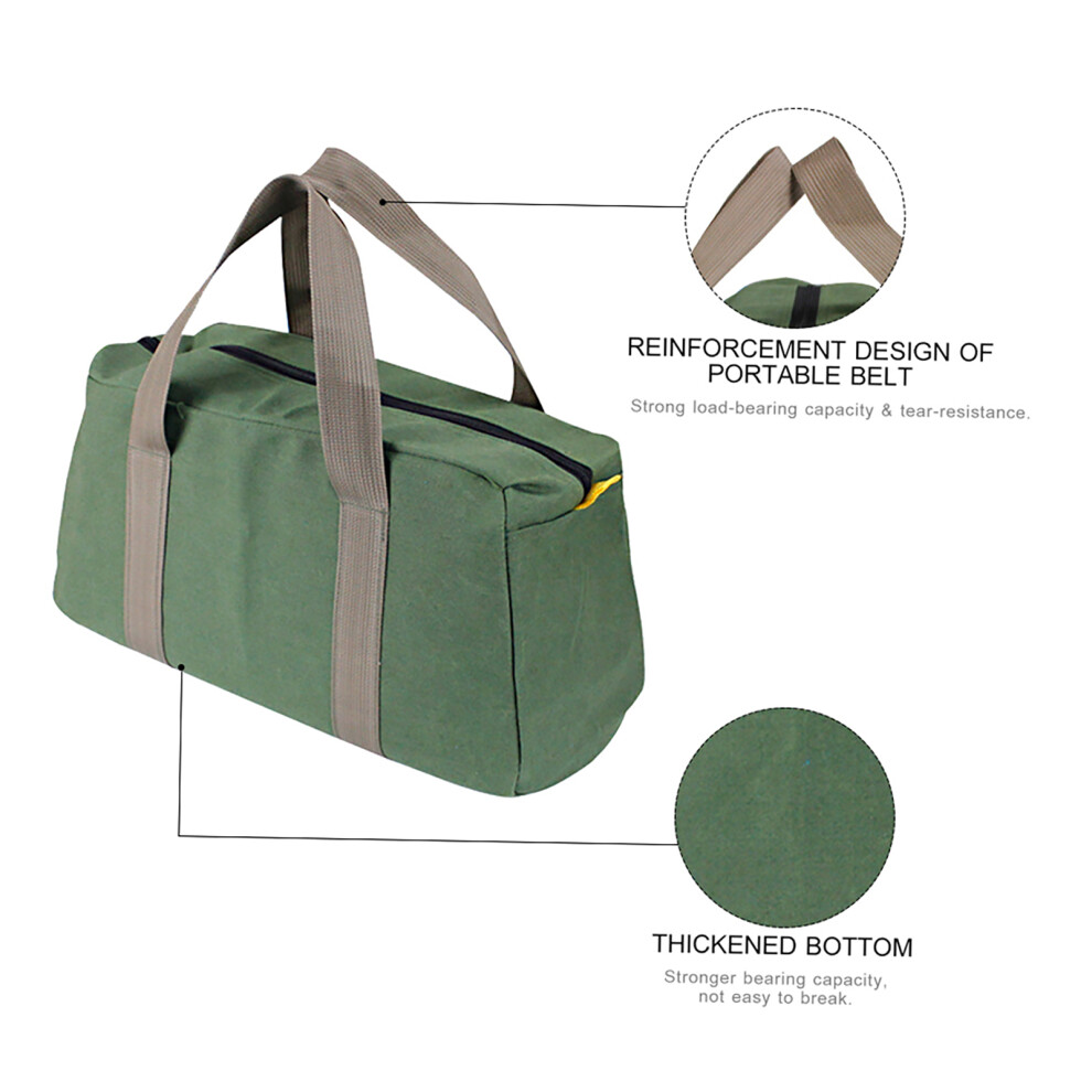 Penggong Large Wear-Resistant Tool Storage Bag 12-Inch Army Green 610830903695