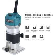 800W 30000U/min Fräser mit Transparenter Basis und Kantenführung