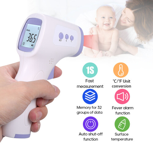 Non-contact IR Thermometer Forehead LCD 0.2 1