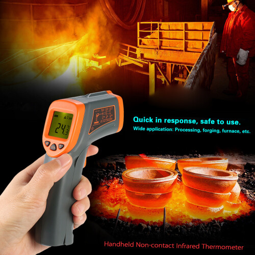 Tragbares IR-Thermometer, -32380, LCD mit Hintergrundbeleuchtung 1