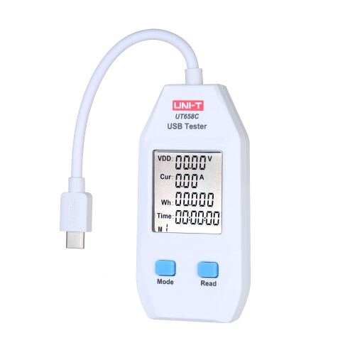 USB-Strommesser LCD Voltmeter Amperemeter Digital (UT658C) 2