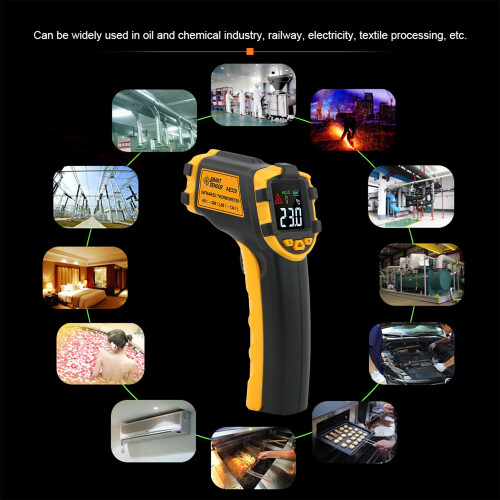 Mini-Digital-Infrarot-Thermometer 50-390C LCD