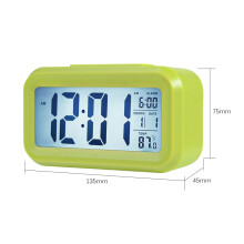 Digitaler Wecker mit Datum, Temp, Snooze & Nachtlicht