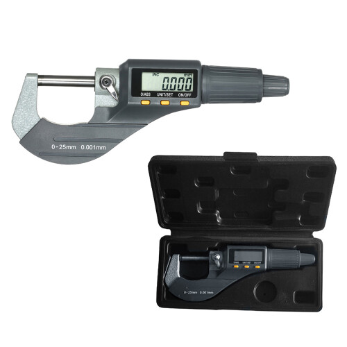 Digitaler Mikrometer 0-25mm 0,001mm Präzision 1