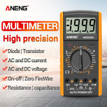 ANENG AN9205A Digitalmultimeter 3,5 LCD 1999 Zähl AC/DC Widerstand NCV