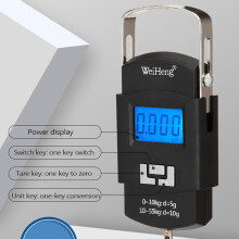 Wiederaufladbare Gepäckwaage WH-A25 55kg mit LCD