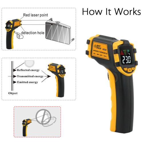 Mini-Digital-Infrarot-Thermometer 50-390C LCD 2