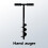 Handheld Manual Digger Post Hole Drill Bit Spiral Garden Ground Auger 3