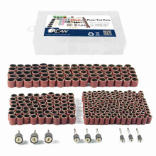 338 PCS Sanding Drum Kit Nail Drill Bits Rotary Tool Accessories