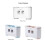 ecoco Automatische Zahnpastaspender 2 Stk. 4 Becher 5 Fächer 3