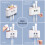 ecoco Automatische Zahnpastasets 2 Spender 4 Becher 5 Fächer 4