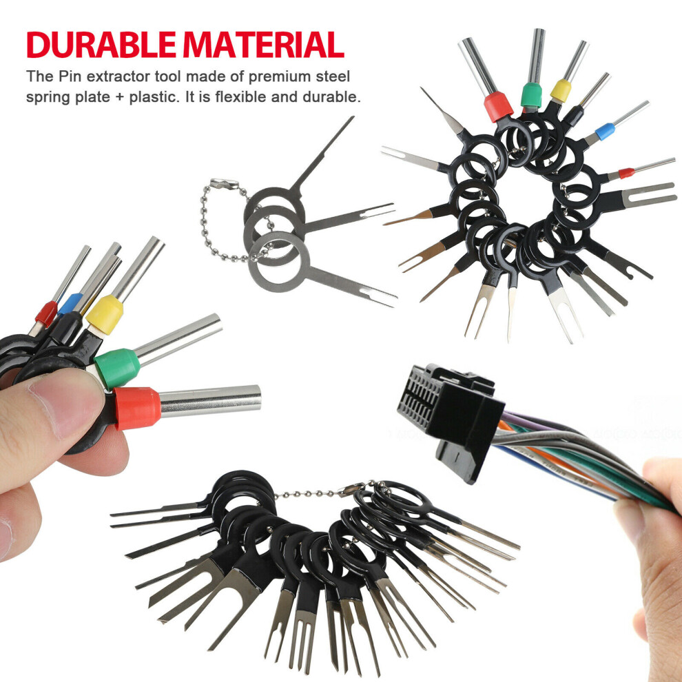 39Pcs Wire Terminal Removal Tool Car Electrical Crimp Kit 610830909482