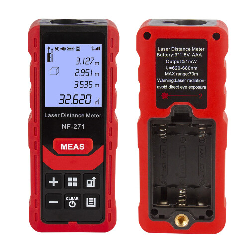 50m Mini-Laser-Entfernungsmesser mit LCD & 50 Datensätzen 1