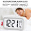 Digitaler Wecker mit Datum, Temp, Snooze & Nachtlicht 5